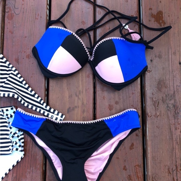Colorblock Bikini Set - Picture 1 of 5